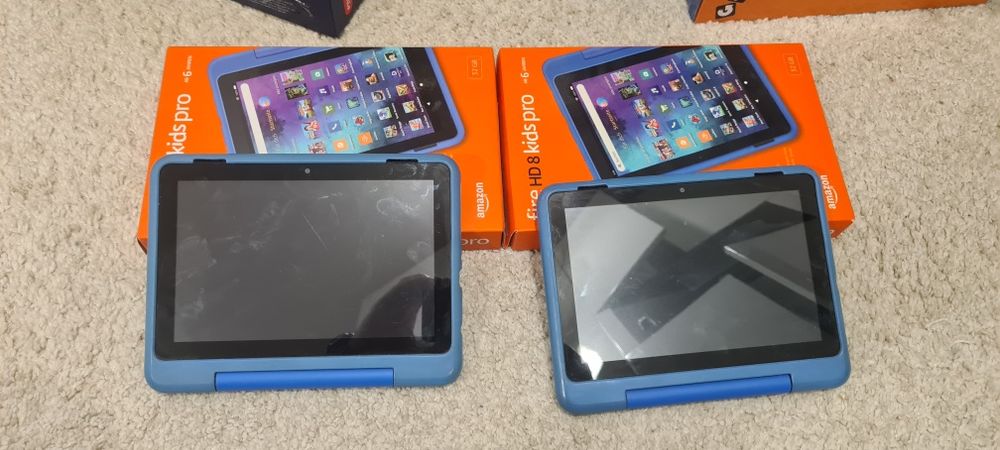 Tableta Amazon Fire HD 8 Kids Pro 8 inchi HD 6-12 ani 32 GB Sky Blue