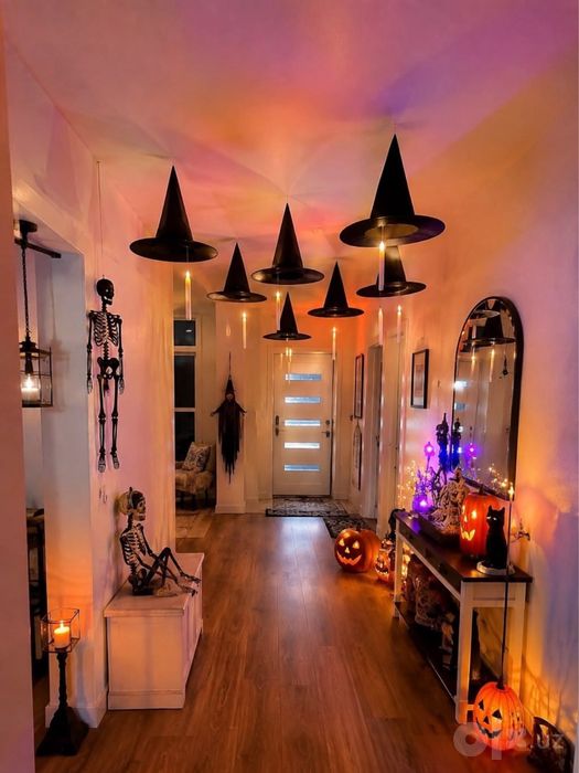 Шляпа ведьмы волшебника на halloween хэллоуин