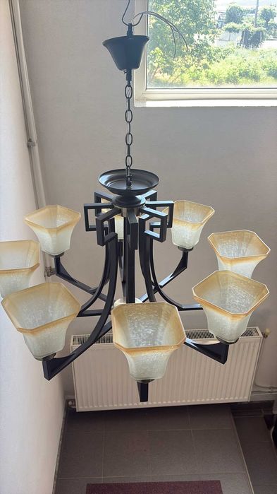 Candelabru metal -2 MODELE