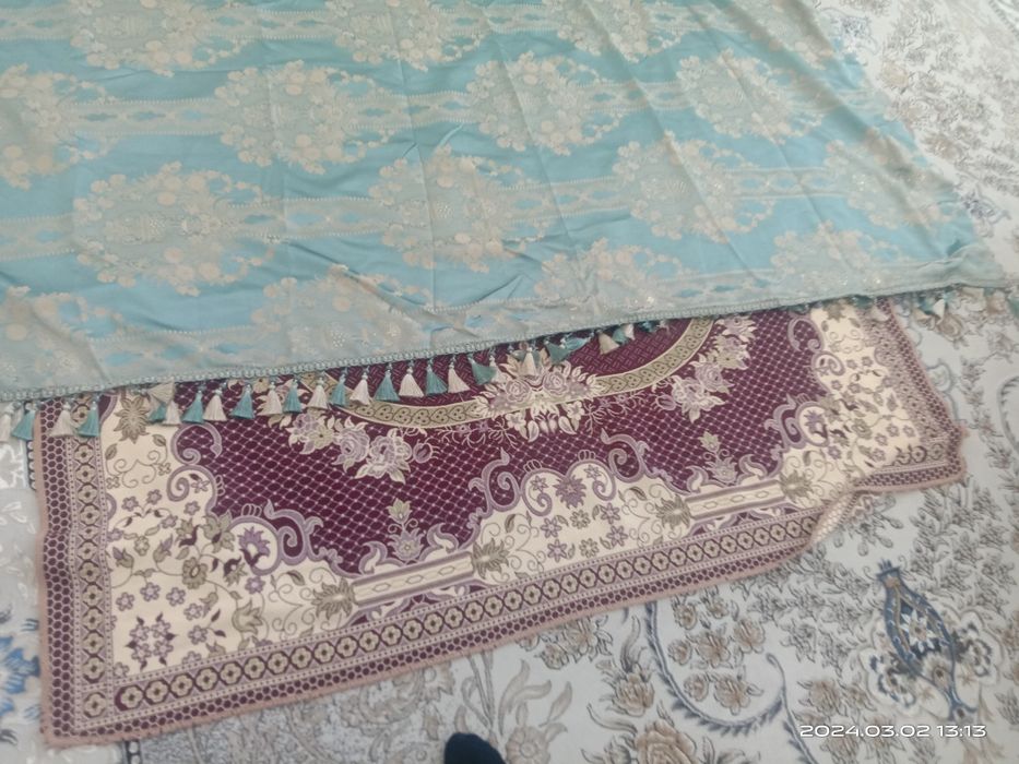 Шторы с тюлью. Зал.