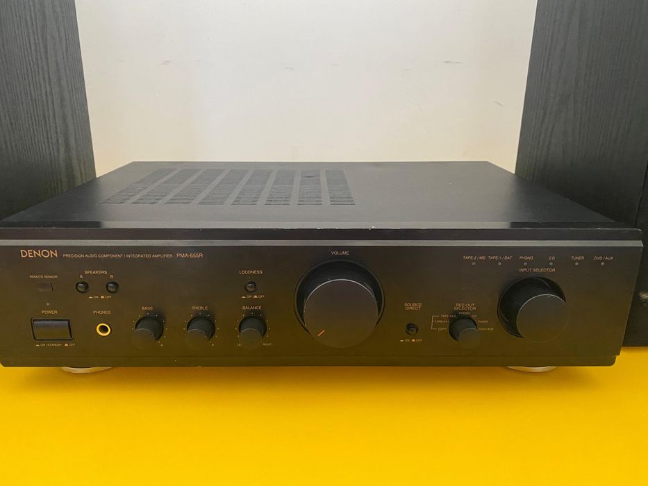 Amplificator Denon PMA-655R, boxe ELAC ELX8060