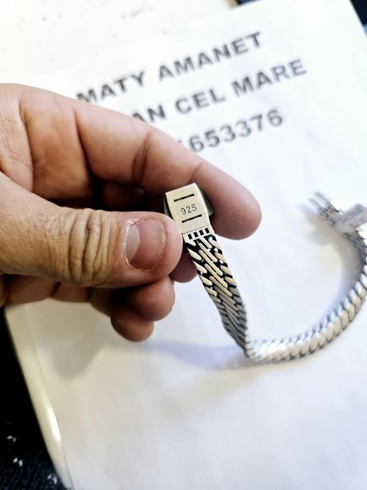 Vand bratara din argint 925 36.92 g cod 622