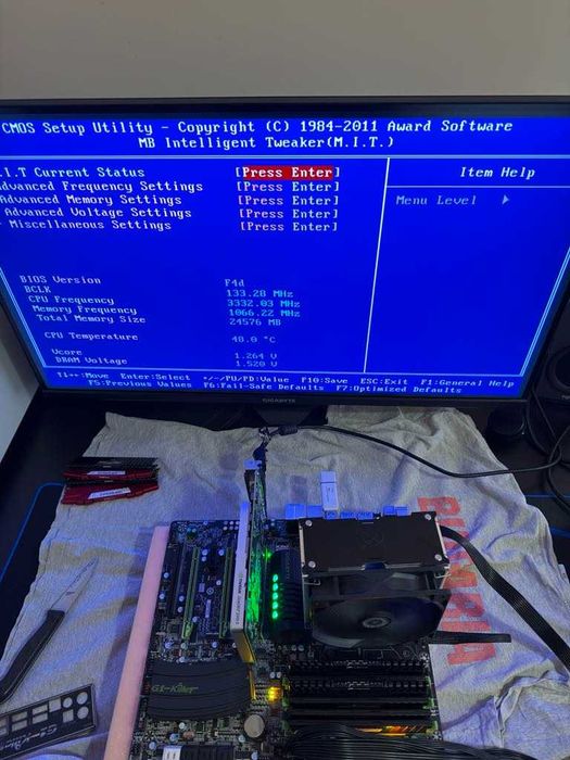 Дъно Дънна платка GIGABYTE G1.Guerrilla X58 1366 DDR3 48GB OVERCLOCK