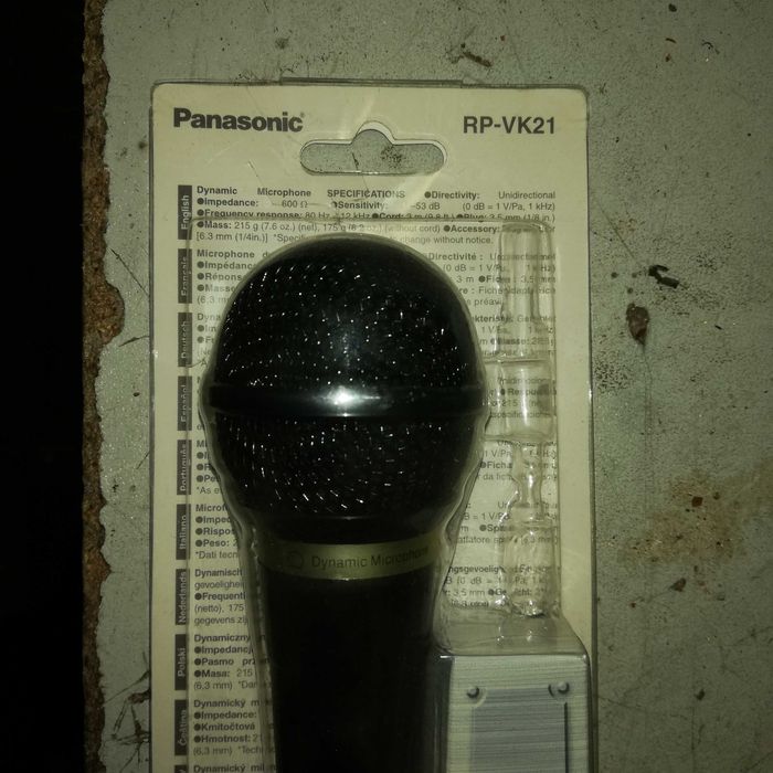 Микрофон Panasonic RP VK21