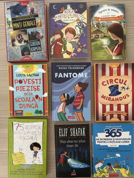 Carti diverse de citit pentru copii