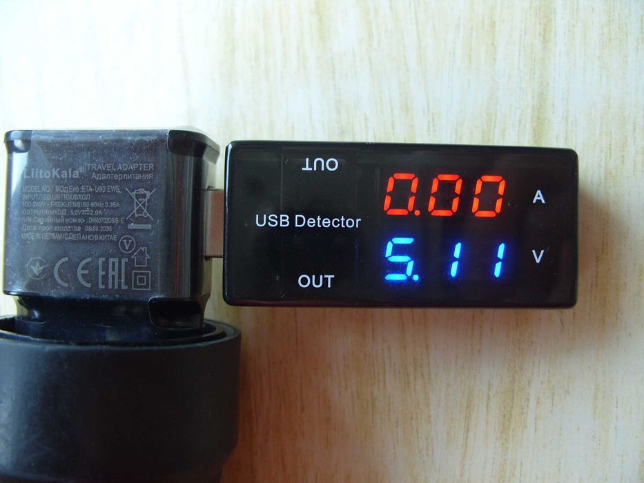 USB тестер-детектор с цветен дисплей KWS-10VA
