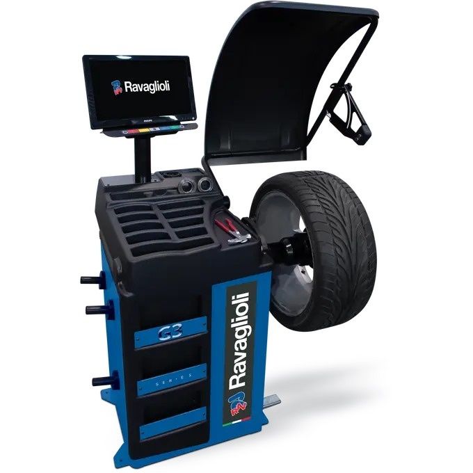 Masina de echilibrat roti RAVAGLIOLI, model G3.150WS Si in Rate