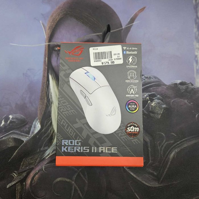 Беспроводные клавиатура и мышь Asus ROG Azoth + ROG Keris II