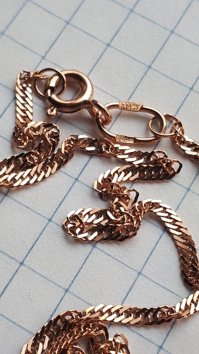 цепочка Росия г. масква 585-п, цена указано за грам.