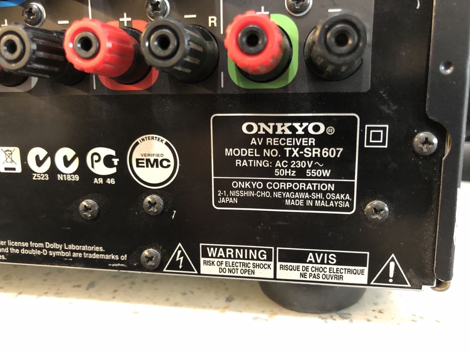 Onkyo TX-SR607 resiver