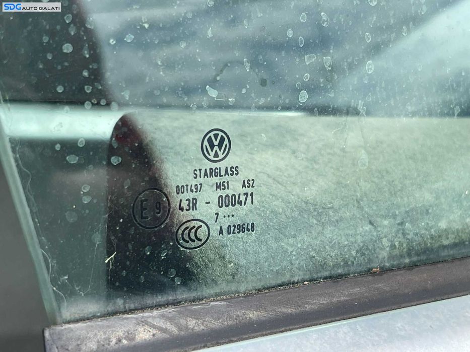 Geam Culisant Usa Portiera Dreapta Volkswagen EOS 2006 - 2016