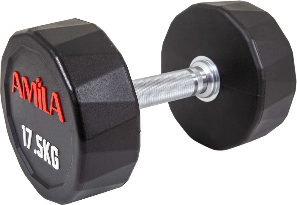 Сет Дъмбели Amila PU Series, 5 кг - 35 кг, Фитнес Гири 12 чифта