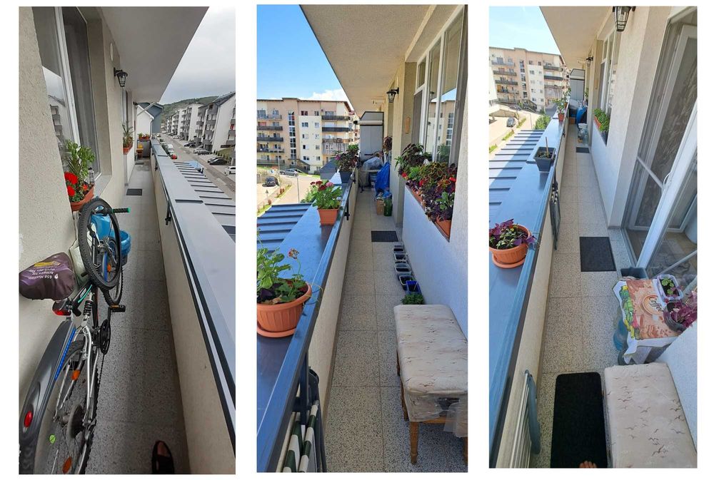 Apartament 2 camere 55 mp Baciu - pod + terasa + parcare sub bloc