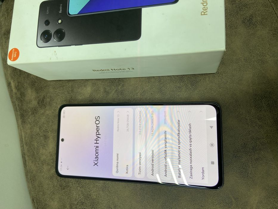 Redmi note13 8/256