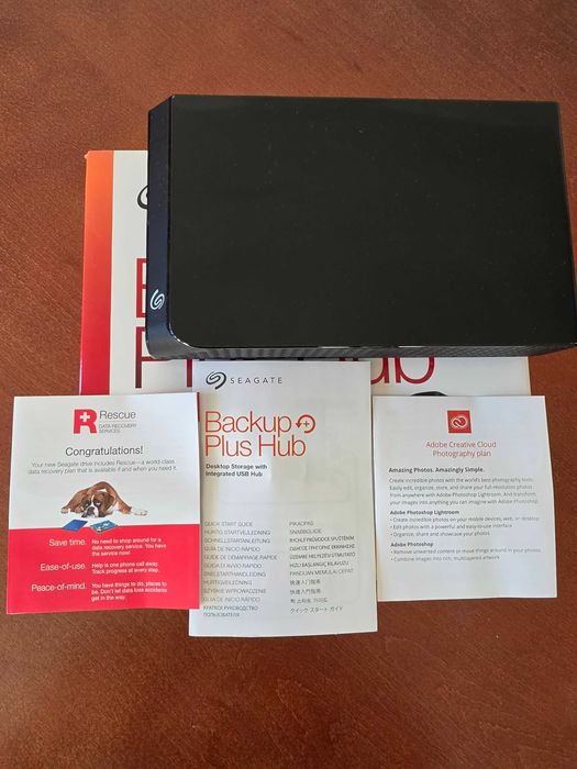 2 броя Външен хард диск Seagate Backup Plus Hub HDD 6TB
