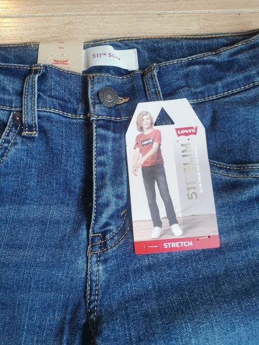 Оригинални детски дънки Levis 511  SlimFit 140 см