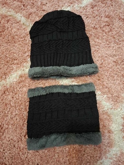 Мъжки Комплект /Шал и Шапка