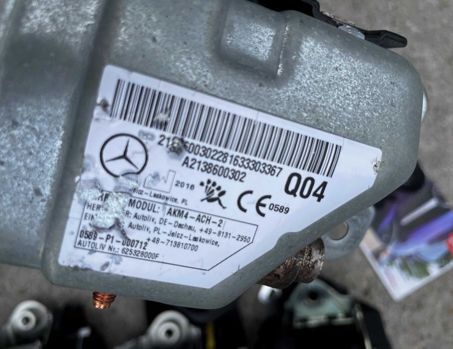 Mercedes Benz E w213 w238 set centuri airbag volan pasager genunchi