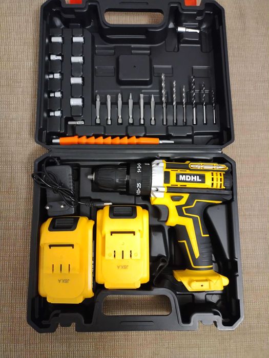 Mașină de găurit și înșurubat cu percuție 24V, 1500W