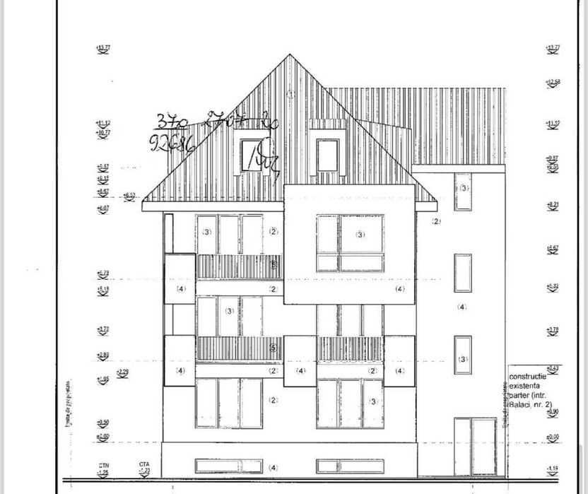 Teren cu autorizatie de constructie S + P + 2E + M de vanzare