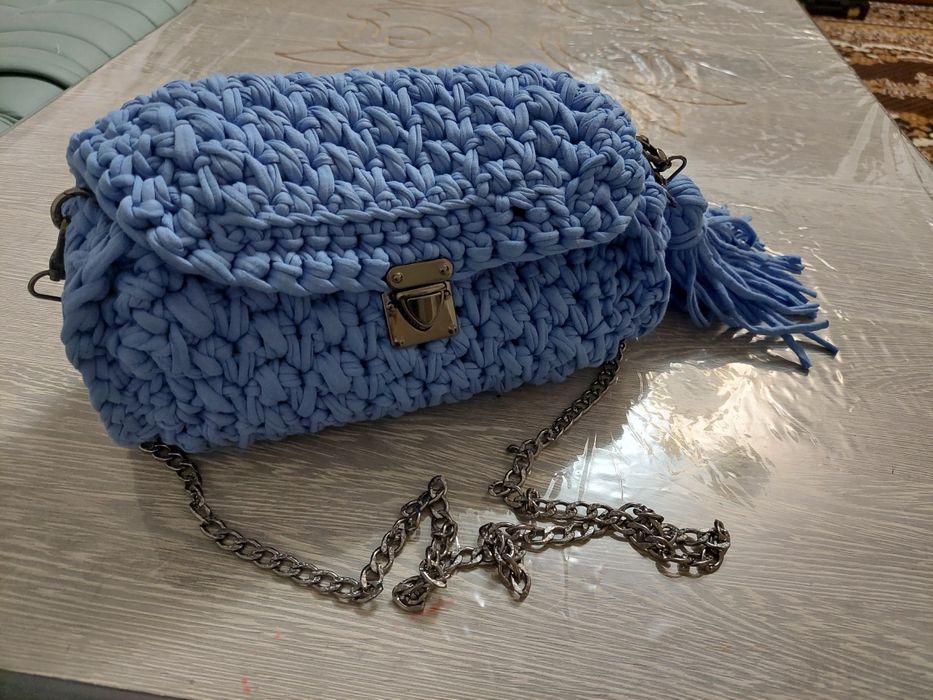 Сумки из трикотажной пряжи