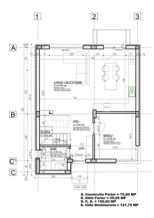 Vila Individuala-Cristalului /dormitor parter/ id nr 51