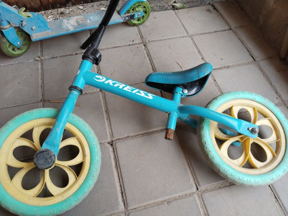 Самокат +беговел