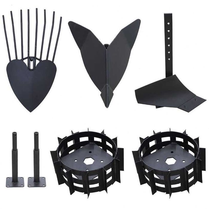 МОТОРНА ФРЕЗА + ИНВЕНТАР GARDENIA B-3А 120 4-ТАКТОВ БЕНЗИНОВ, 7.00 КС, РАБОТНА ШИРИНА 120.00 см