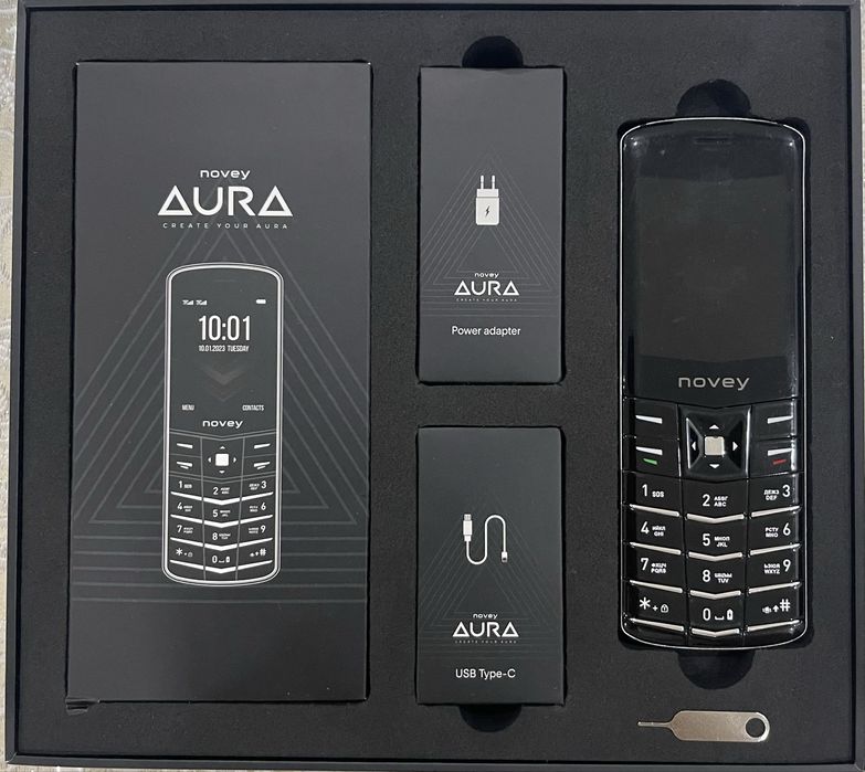 Продаётся телефон Novey Aura (Полный люкс комплект)