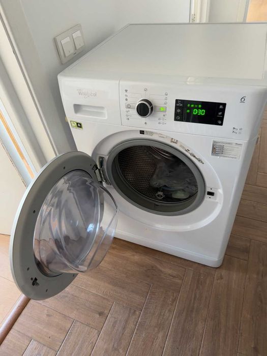 Whirlpool WWDC 9716 9kg/7kg, mașină de spălat cu uscător, 1600 rpm, 6th Sense