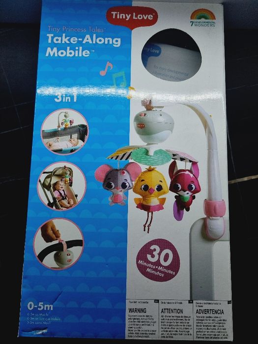 Бебешка въртележка за креватче tiny love