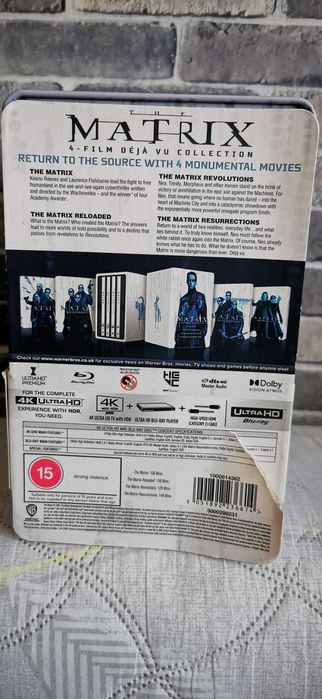 The Matrix 4-Film Deja Vu Steelbook Collection 4K-UHD/Blu-ray