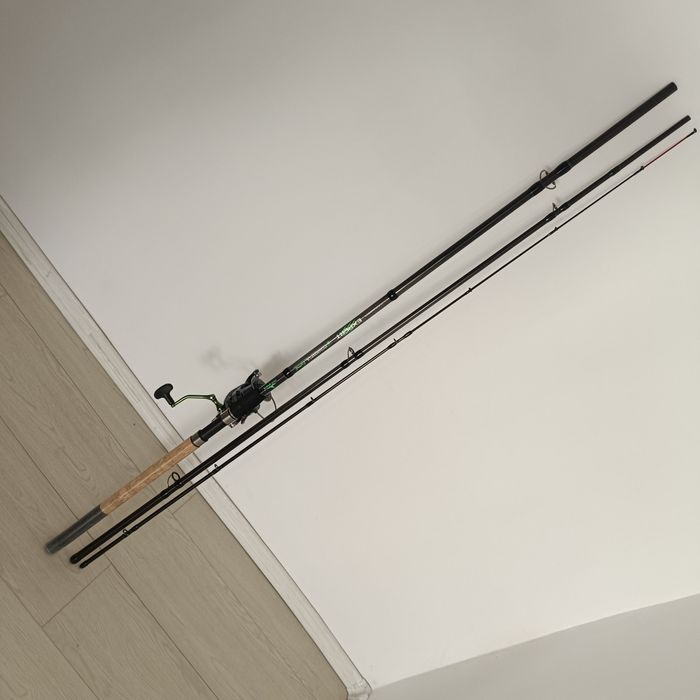 Set Feeder Lanseta Carbon 3,6m+mulineta Squadron 5000