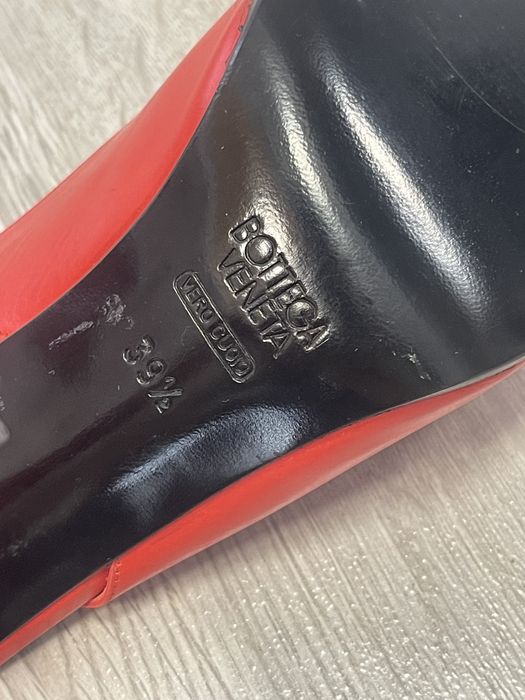 Pantofi cu toc Bottega Veneta Chantal. Piele naturala. Marimea 38-39