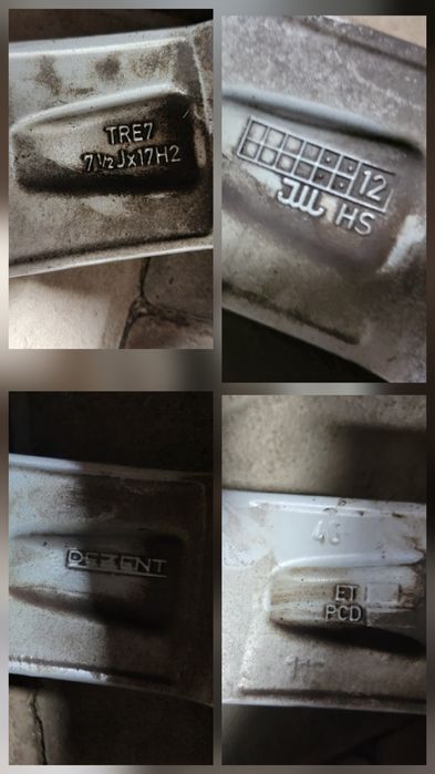 Jante R17 + cauciucuri de iarna Hankook 215/60/R17 VW Tiguan,Audi,Skod