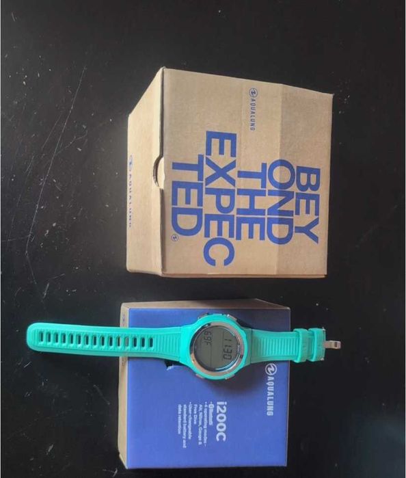 Dive computer Aqualung i200c Bluetooth - culoare Aqua / turcoaz
