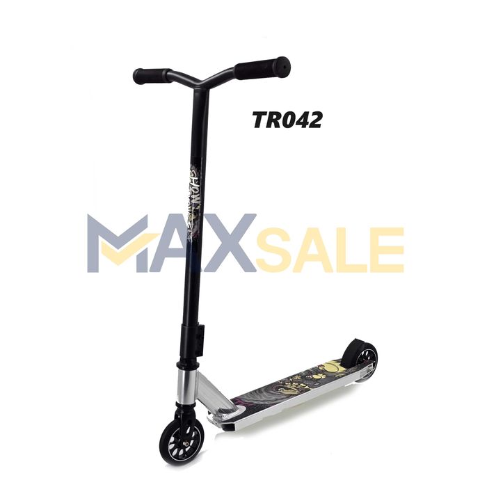 Тротинетка за трикове детска графити триколка колела велосипеди скоци