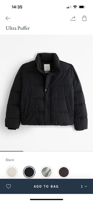 Зимно яке Ultra puffer abercrombie & fitch - ново