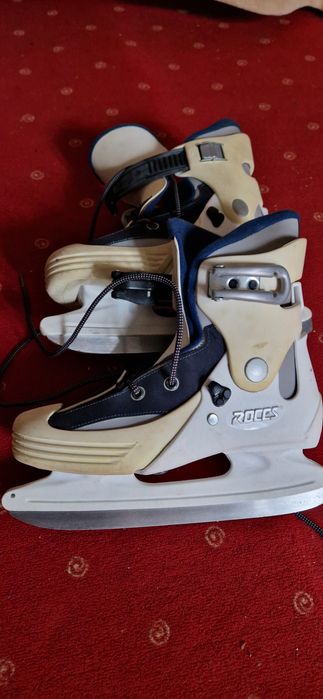 Patine de gheata Roes, copii/adulti, reglabile, marimi 37-39