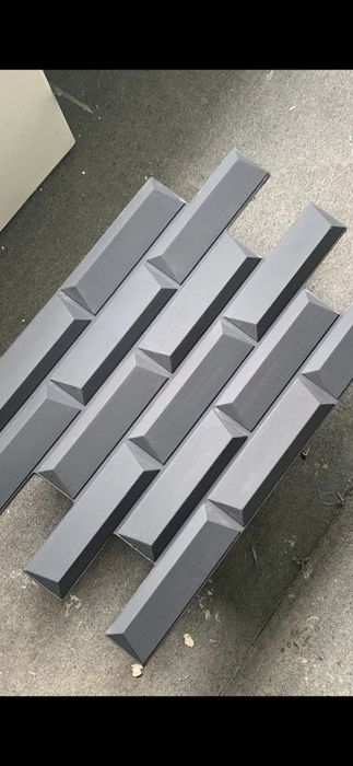 Фибра для цоколя + резиновая краска