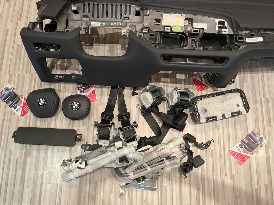 BMW X5 X6 X7 - plansa bord HUD piele - airbag -  centuri de siguranta