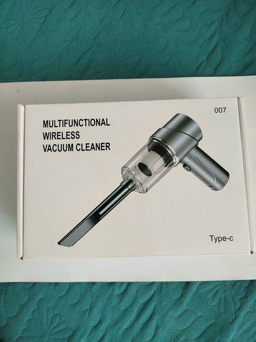 Mini aspirator cu acumulator ,pentru masina,aspirare locuri inguste  (tocuri de geam , cosmetica, pilire etc )