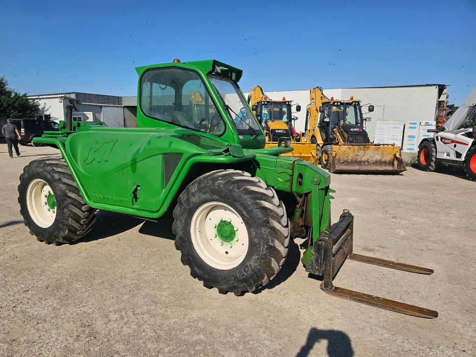 Merlo 40.7 incarcator telescopic turbo farmer panoramic manitou dieci jcb Echipat cu furci