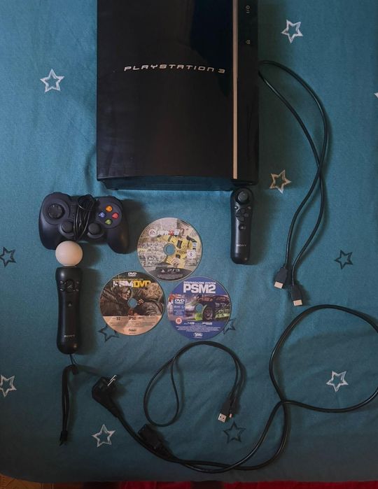PS 3 Slim + Jocuri + Accesorii