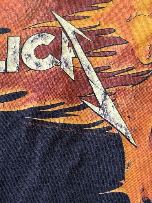 Tricou 1994 Metallica Pushead rare vintage merch