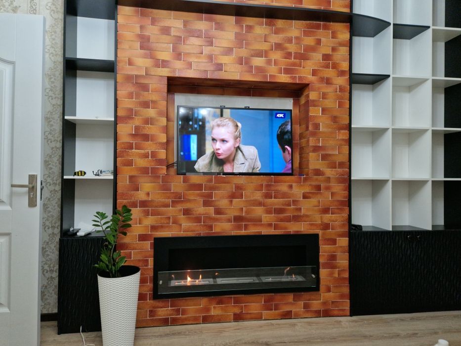 Биокамин черный.