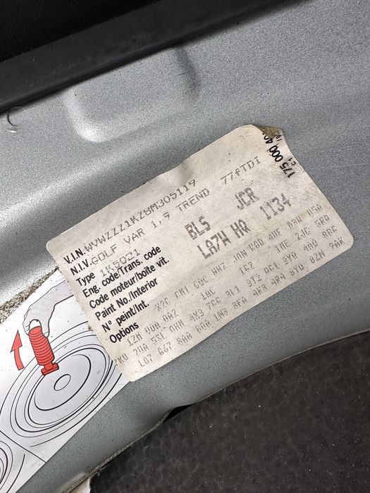 Фв голф 5 1.9тди 105 на части / vw golf 5 1.9tdi bls