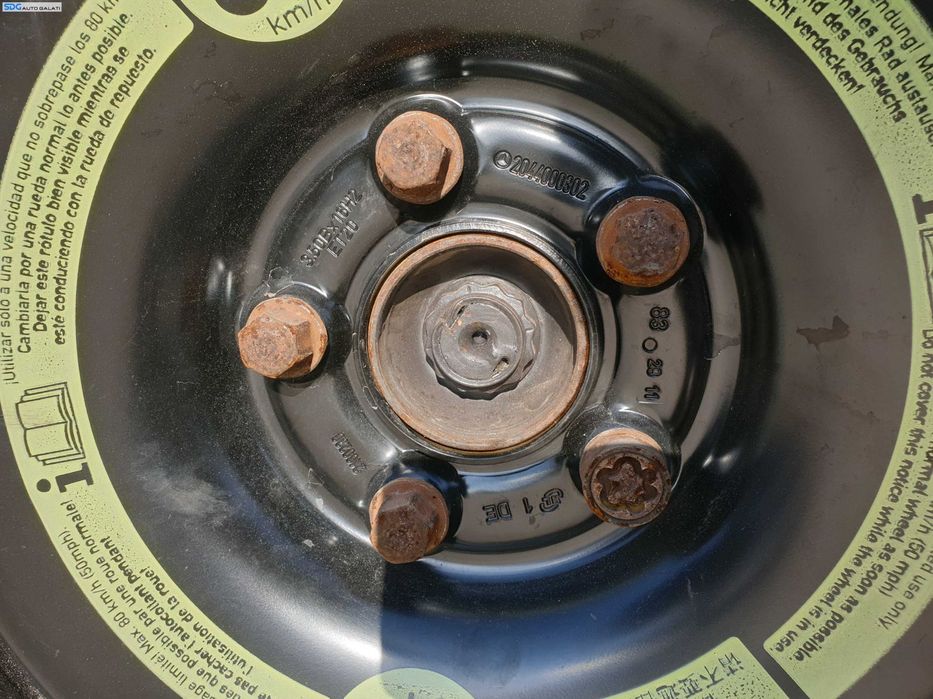 Roata Rezerva Slim T125 90 16 R16 Mercedes Clasa C Class W204 2007 - 2014 [Q0075]