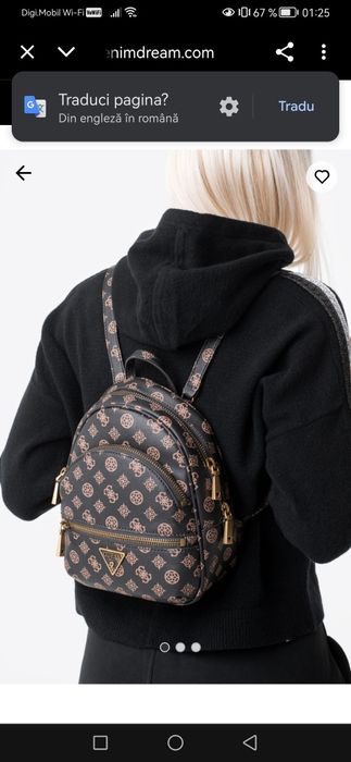 Rucsac guess autentic impecabil cadou un top guess