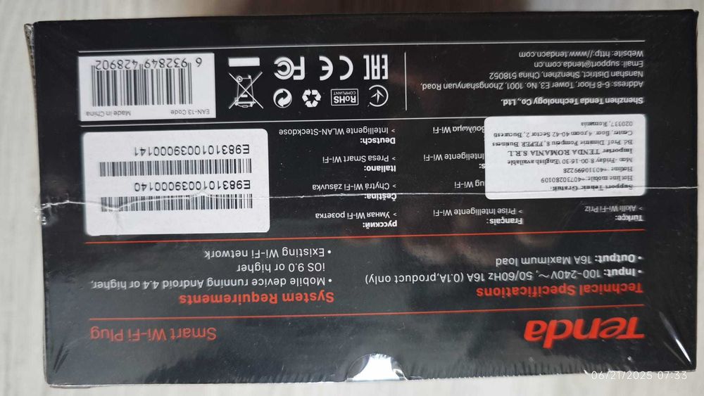 Prize Tenda Wi-Fi Smart, SP6, 2 pack